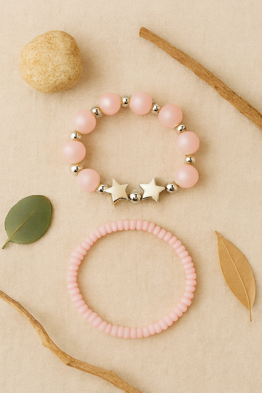 Pulseras de Cuarzo Rosado – Amor y Armonía