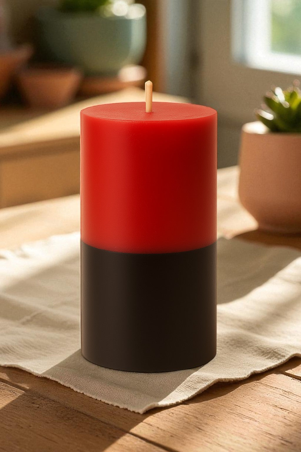 VELÓN LIMPIEZA EMOCIONAL(ROJO/NEGRO) – Liberación de Cargas del Pasado