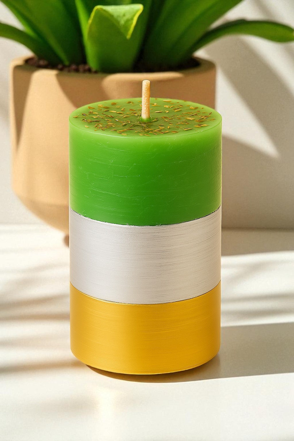 VELÓN PROSPERIDAD (VERDE/PLATEADO/DORADO) – Abundancia y Estabilidad